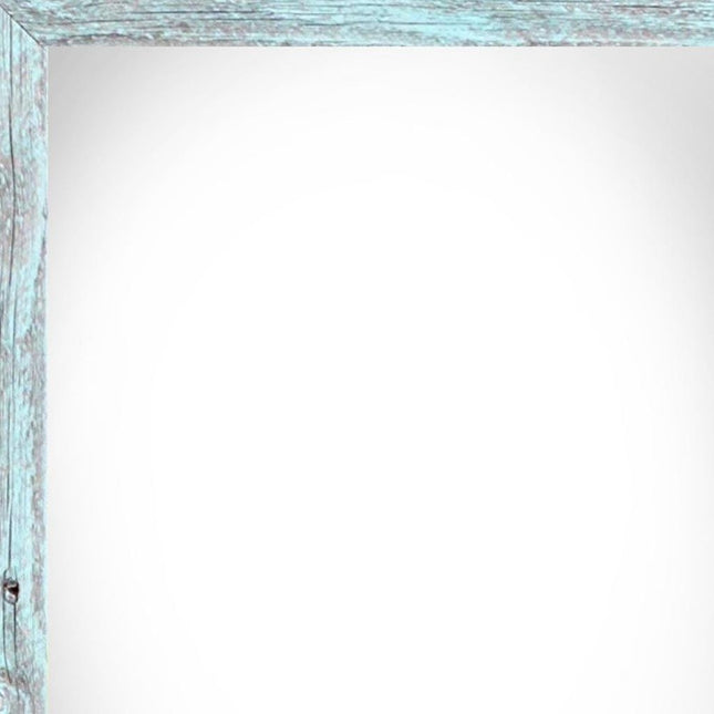 16" x 20" Blue Solid Wood Hanging Picture Frame HomeRoots