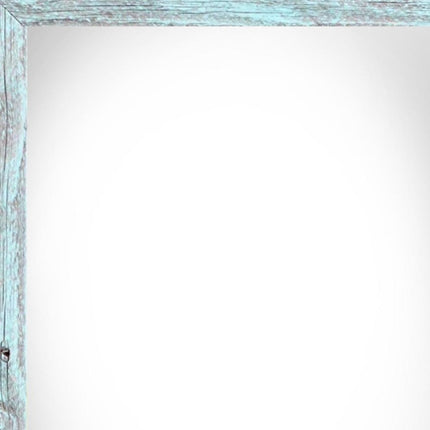 20" x 24" Blue Wood Hanging Picture Frame HomeRoots