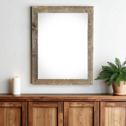 20" x 24" Gray Solid Wood Hanging Picture Frame HomeRoots