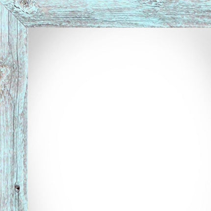 24" x 36" Blue Wood Hanging Picture Frame HomeRoots