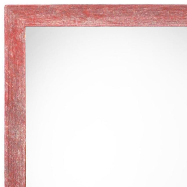 24" x 36" Red Solid Wood Hanging Picture Frame HomeRoots