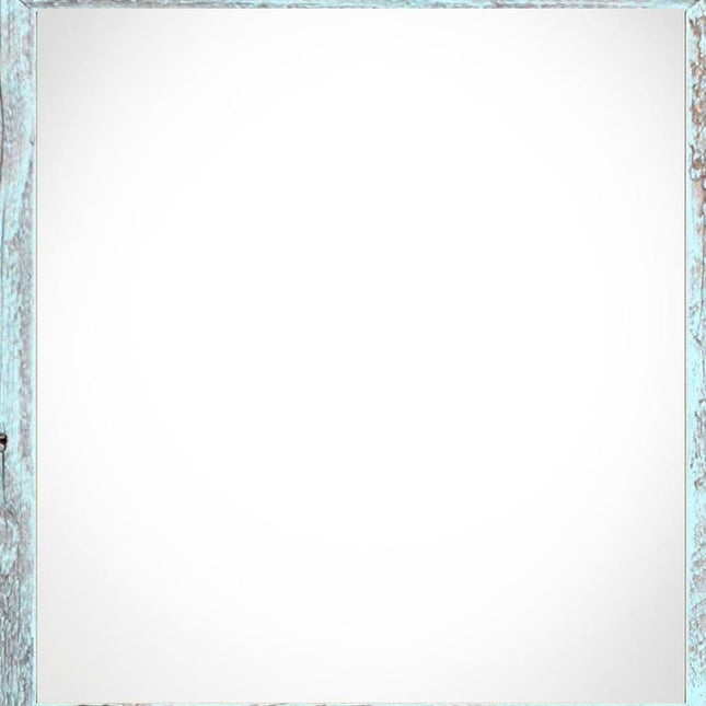 4" x 4" Blue Wood Tabletop Picture Frame HomeRoots