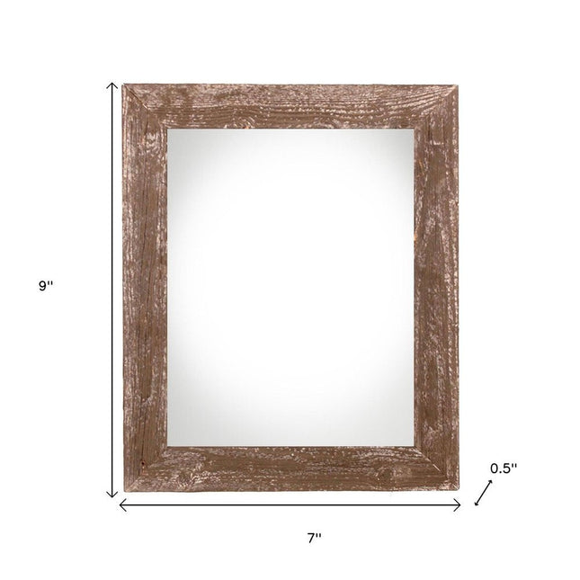 4" x 6" Brown Wood Tabletop Picture Frame HomeRoots