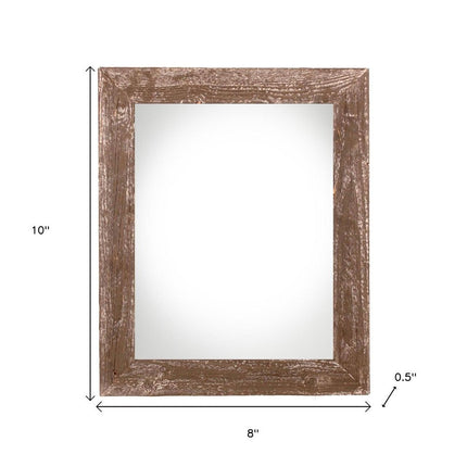 5" x 7" Brown Wood Tabletop Picture Frame HomeRoots