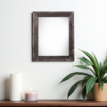 9" x 12" Black Wood Hanging Picture Frame HomeRoots