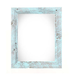 9" x 12" Blue Wood Hanging Picture Frame HomeRoots