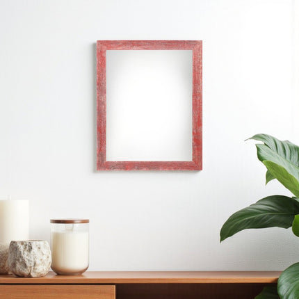 9" x 12" Red Wood Hanging Picture Frame HomeRoots
