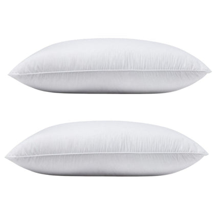 Set of Two Down Alternative Firm Queen Size Bed Pillows HomeRoots