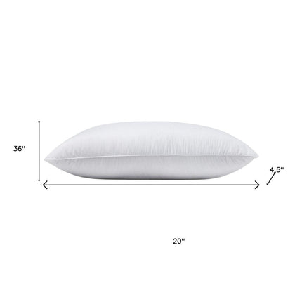 Set of Two Down Alternative Firm King Size Bed Pillows HomeRoots