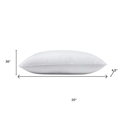 Set of Two Down Alternative Firm King Size Bed Pillows HomeRoots