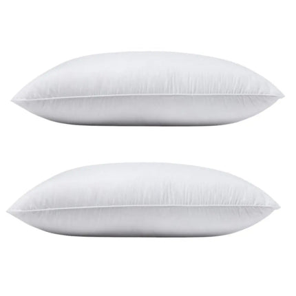 Set of Two Down Alternative Firm King Size Bed Pillows HomeRoots