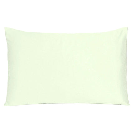 Ivory Dreamy Set Of 2 Silky Satin King Pillowcases HomeRoots