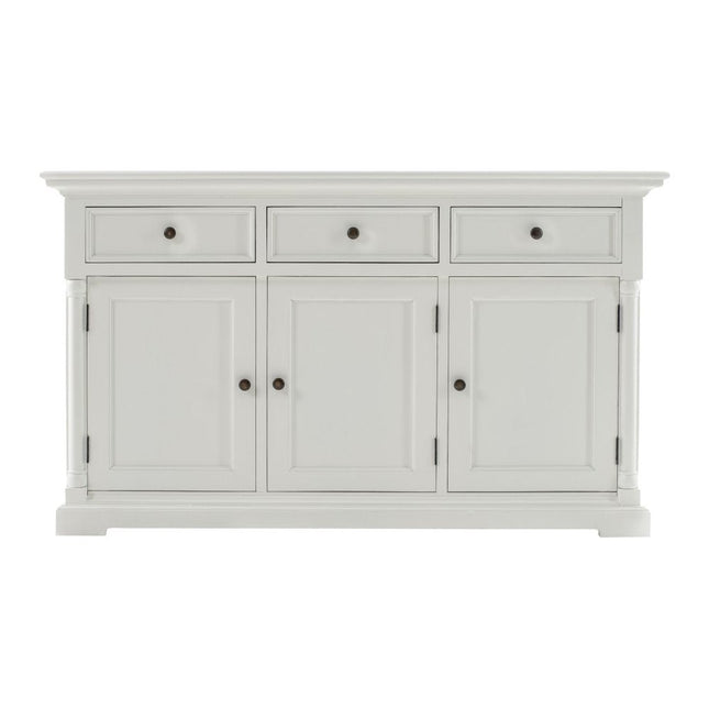 Modern Farm White Three Door Buffet Server HomeRoots