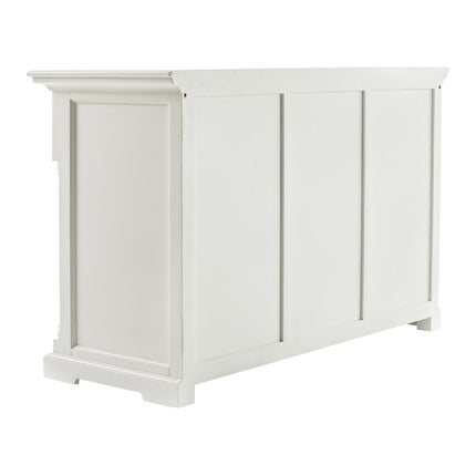 Modern Farm White Three Door Buffet Server HomeRoots