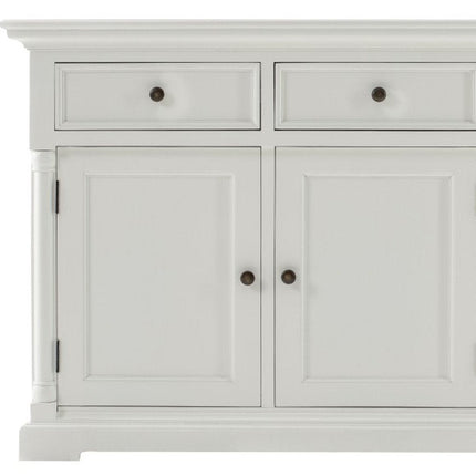 Modern Farm White Three Door Buffet Server HomeRoots