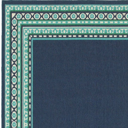 Blue and Green Indoor Outdoor Area Rug HomeRoots