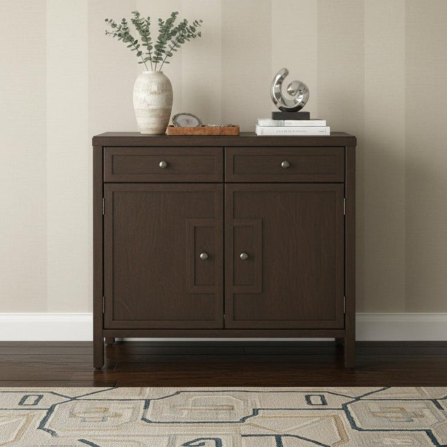 Imperial Coffee Console Cabinet HomeRoots