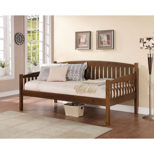 ACME 39090 Caryn Daybed, Antique Oak (1Set/2Ctn)