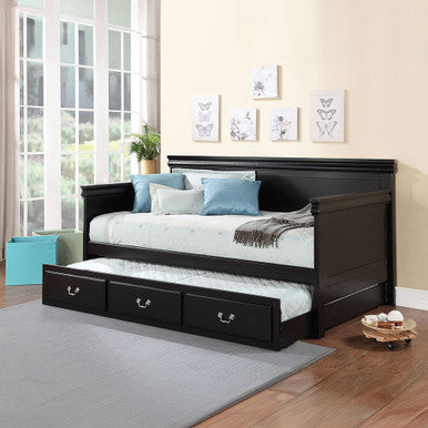 ACME 39097 Bailee Trundle (Twin), Black ACME Furniture