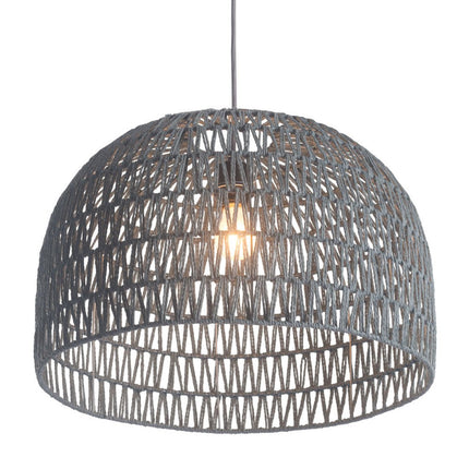 Gray Lantern Metal Dimmable Ceiling Light With Shades HomeRoots