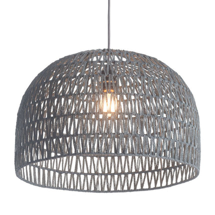 Gray Lantern Metal Dimmable Ceiling Light With Shades HomeRoots