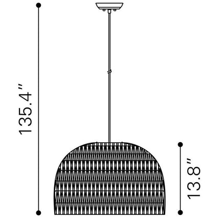 Gray Lantern Metal Dimmable Ceiling Light With Shades HomeRoots