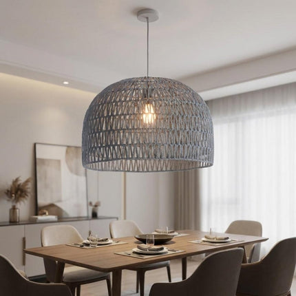 Gray Lantern Metal Dimmable Ceiling Light With Shades HomeRoots