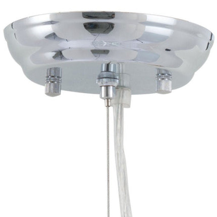 Silver Lantern Metal Chandelier With Silver Shades HomeRoots