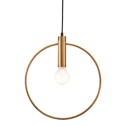 Gold Ring Metal Dimmable Chandelier HomeRoots