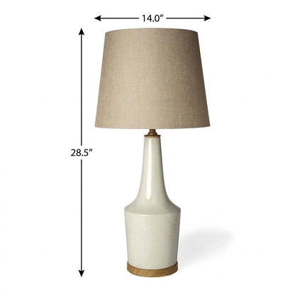 29" Brown Lamp Base LED With Brown Shade HomeRoots