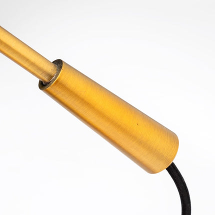 26" Gold Lamp Base LED With Gold Shade HomeRoots