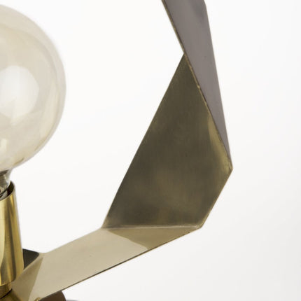 Golden Geometric Halo Table Or Desk Lamp HomeRoots