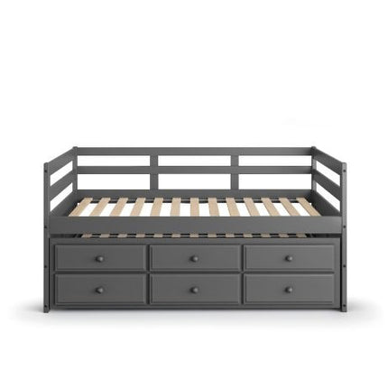 ACME 39235 Darcie Captain Bed, Gray Finish