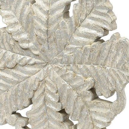 Petite Wood And Metal Floral Decor Piece HomeRoots