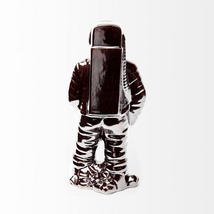 Over The Moon Silverplated Astronaut Sculpture HomeRoots