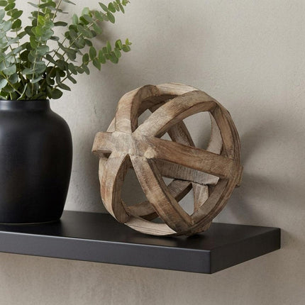 8" Brown Polyresin Tabletop Sculpture HomeRoots