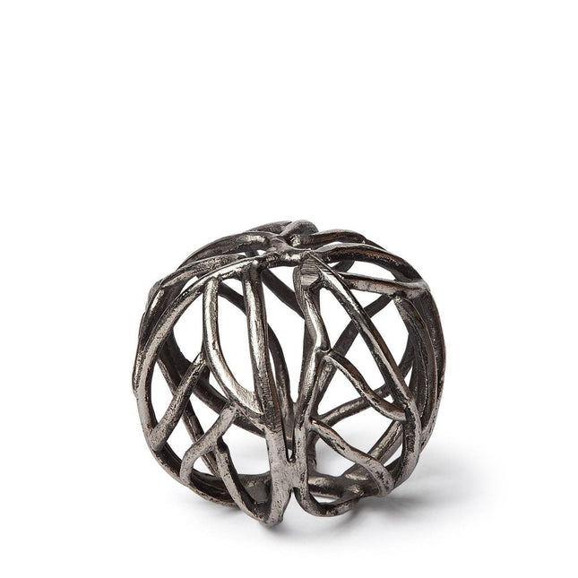 Petite Silver Metal Tree Branch Sculpture HomeRoots