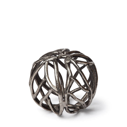 Petite Silver Metal Tree Branch Sculpture HomeRoots