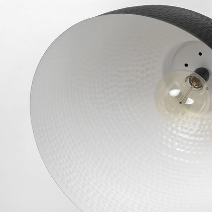 Black Lantern Metal Dimmable Ceiling Light With Black Shades HomeRoots