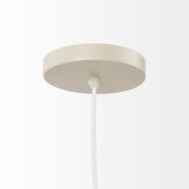 Natural Cane Cylindrical Hanging Pendant Light HomeRoots