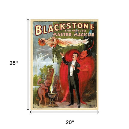 Vintage 1934 Blackstone Magic Unframed Print Wall Art HomeRoots