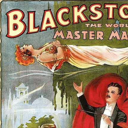 Vintage 1934 Blackstone Magic Unframed Print Wall Art HomeRoots