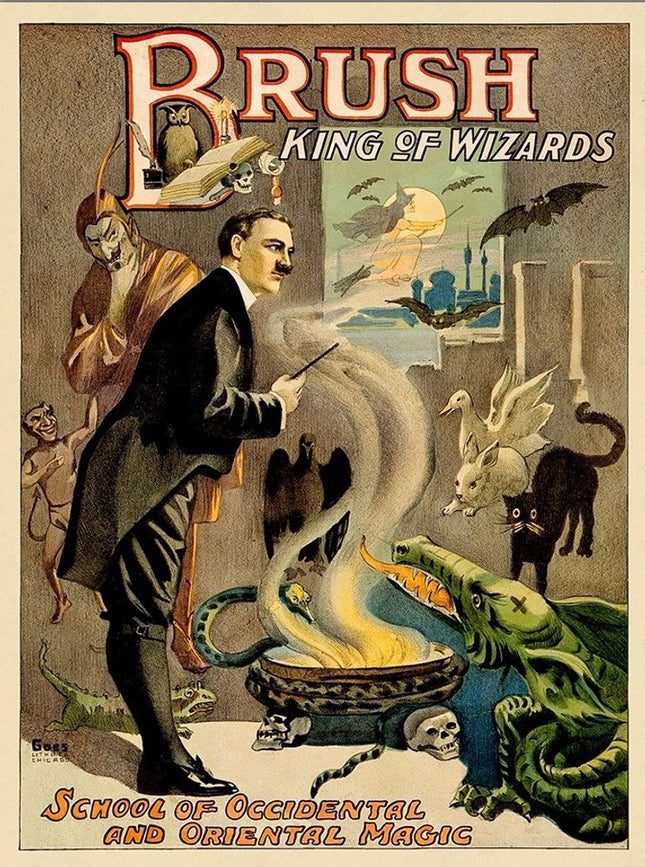 Vintage 1922 Carter Vintage Magic Unframed Print Wall Art