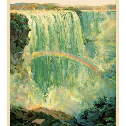 12" X 18" Niagra Falls New York C1920S Vintage Travel Poster Wall Art HomeRoots