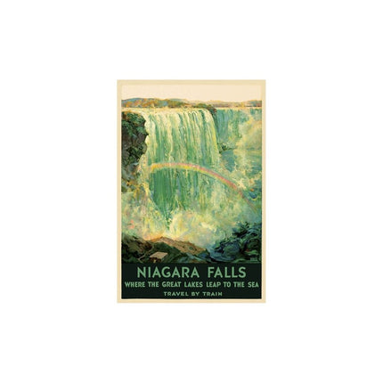 12" X 18" Niagra Falls New York C1920S Vintage Travel Poster Wall Art HomeRoots