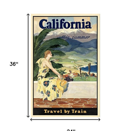 Vintage 1934 California Travel Unframed Print Wall Art HomeRoots