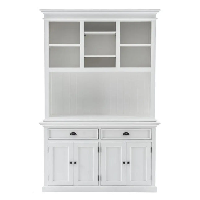 White Solid Wood Adjustable Two Tier Bookcase HomeRoots