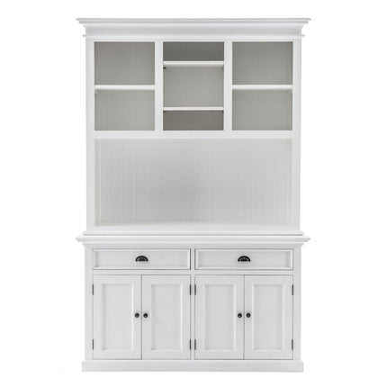 White Solid Wood Adjustable Two Tier Bookcase HomeRoots