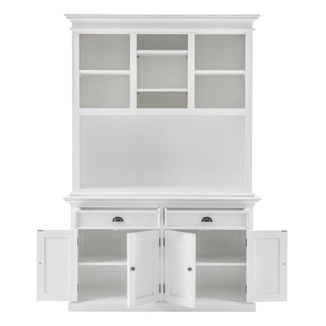 White Solid Wood Adjustable Two Tier Bookcase HomeRoots