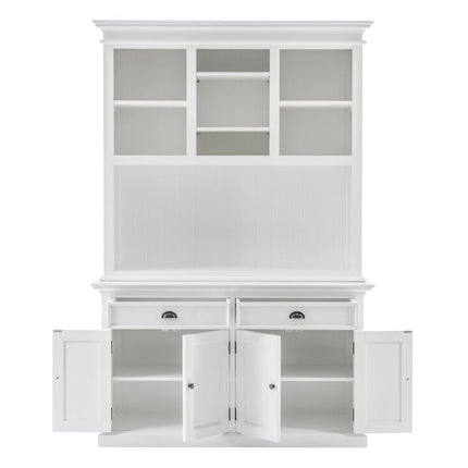 White Solid Wood Adjustable Two Tier Bookcase HomeRoots